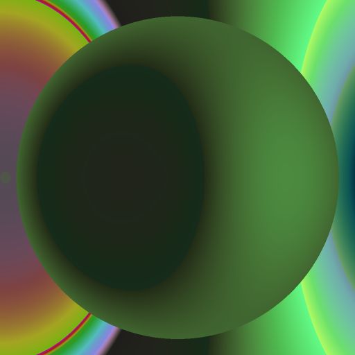 Sic'Arts - genetic'art - image 512X512 pixels - " Just a green ball "
