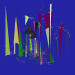 Sic'Arts - genetic'art - image 512X512 pixels - " Dans la foule "